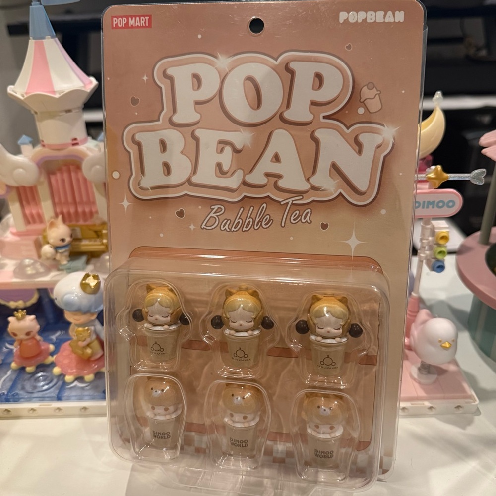 Pop Bean Skullpanda Dimoo Bubble Tea Taiwan Series